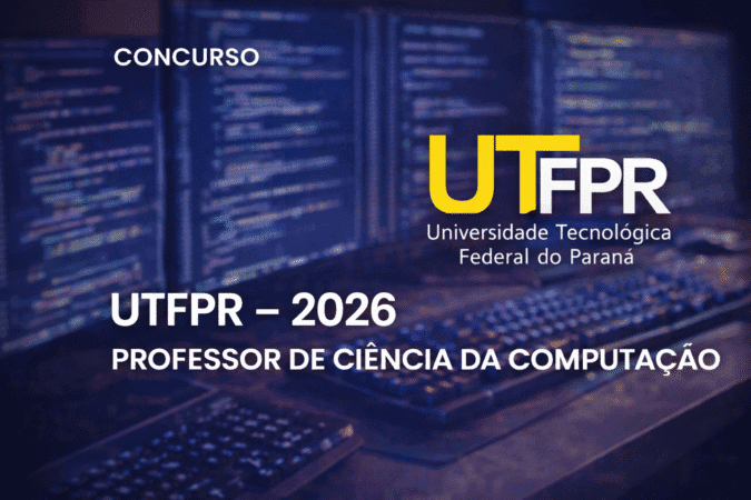 UTFPR 2026 – Professor de Ciência da Computação