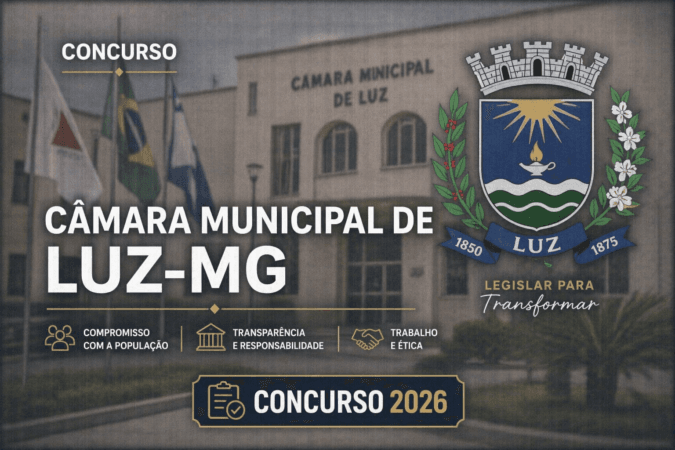 Concurso Câmara Municipal de Luz/MG – Assistente e Secretário