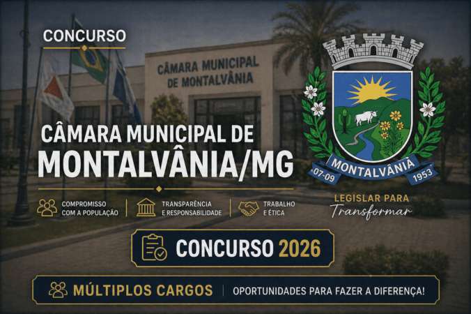Concurso Câmara de Montalvânia – Múltiplos Cargos