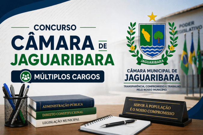 Concurso Câmara de Jaguaribara/CE – Múltiplos Cargos
