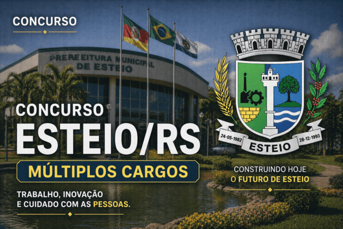 Concurso Esteio/RS – Múltiplos Cargos