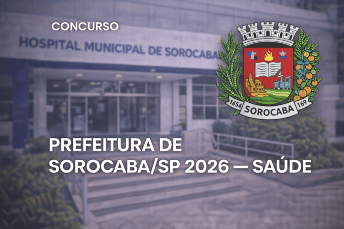 Concurso Sorocaba SP 2026 — Saúde