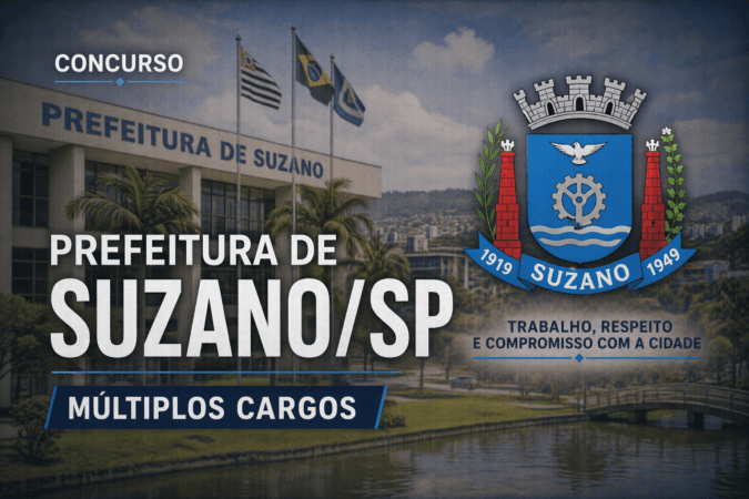 Concurso Prefeitura de Suzano/SP – Múltiplos Cargos