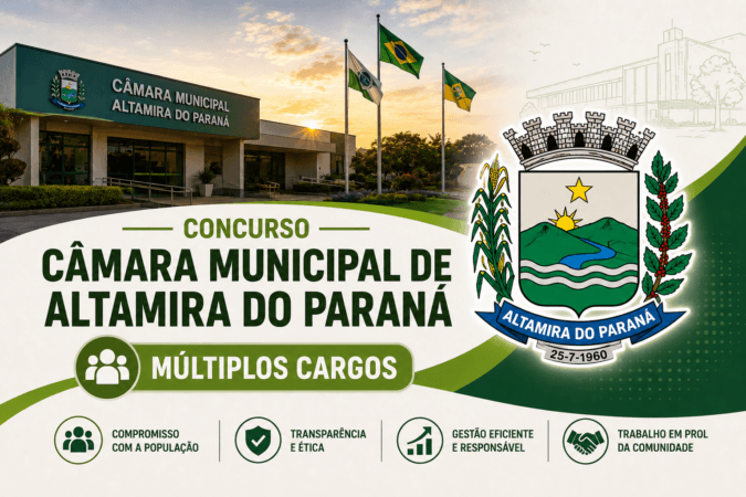 Concurso Câmara Municipal de Altamira do Paraná – Múltiplos Cargos