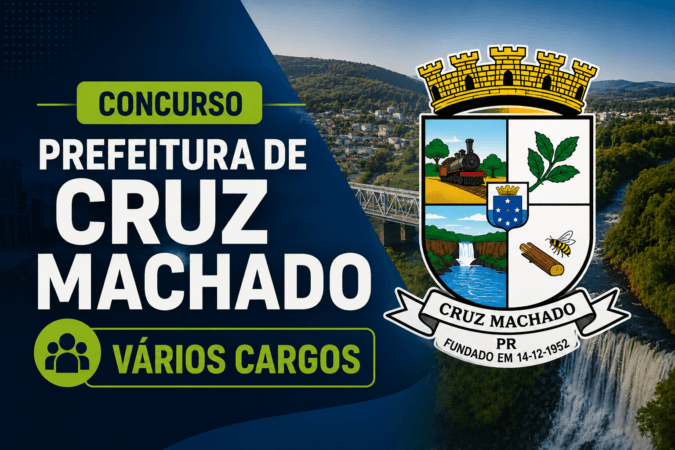 Concurso Prefeitura de Cruz Machado/PR – Vários Cargos