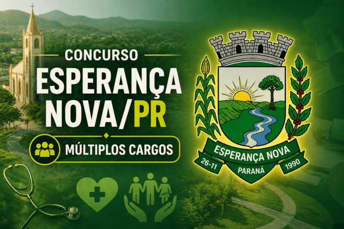 Concurso Esperança Nova/PR – Múltiplos Cargos