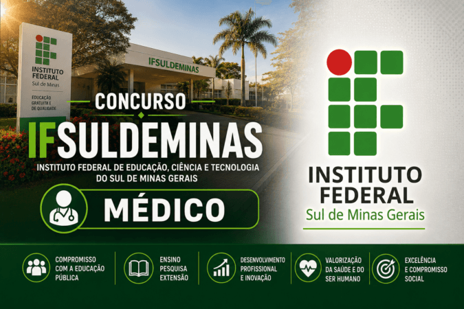 Concurso IFSULDEMINAS – Médico