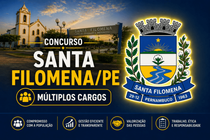 Concurso Prefeitura de Santa Filomena/PE – Múltiplos Cargos