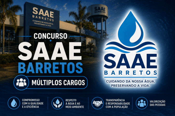 Concurso SAAE Barretos/SP – Múltiplos Cargos