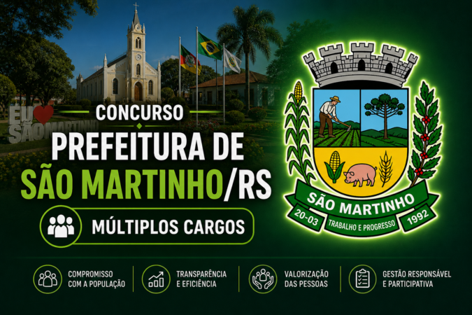 Concurso Prefeitura de São Martinho/RS