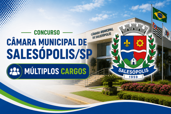 Concurso Câmara Municipal de Salesópolis/SP – Múltiplos Cargos