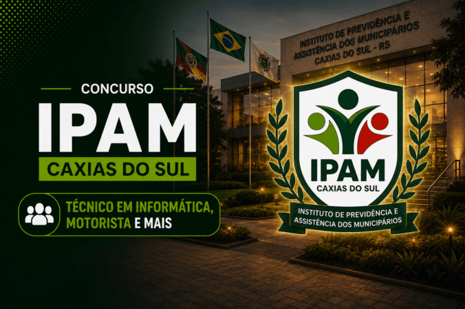 Concurso IPAM Caxias do Sul – Técnico em Informática, Motorista e Mais