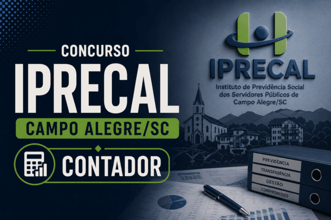Concurso IPRECAL Campo Alegre/SC – Contador