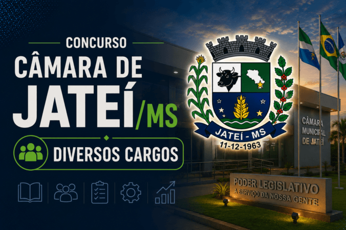 Concurso Câmara de Jateí/MS – Diversos Cargos