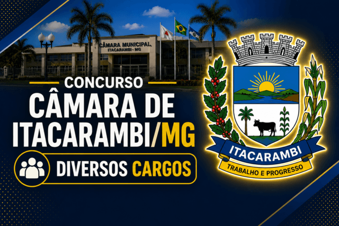 Concurso Câmara de Itacarambi/MG – Diversos Cargos