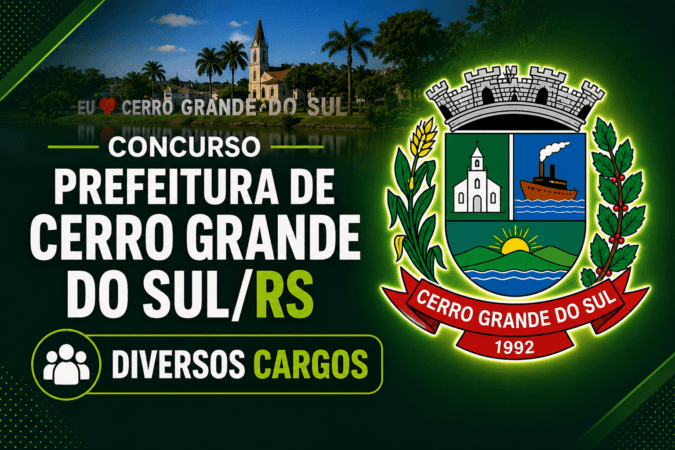 Concurso Prefeitura de Cerro Grande do Sul/RS – Diversos Cargos