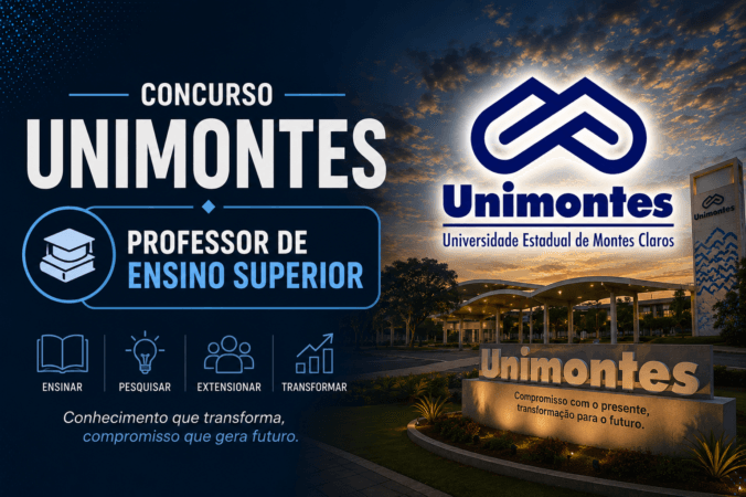 Concurso UNIMONTES – Professor de Ensino Superior