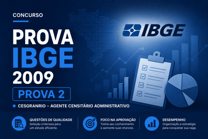 Prova IBGE 2009 | CESGRANRIO – Agente Censitário Administrativo | Prova 2