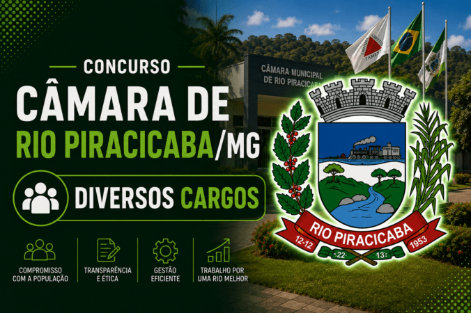 Concurso Câmara de Rio Piracicaba/MG – Diversos Cargos