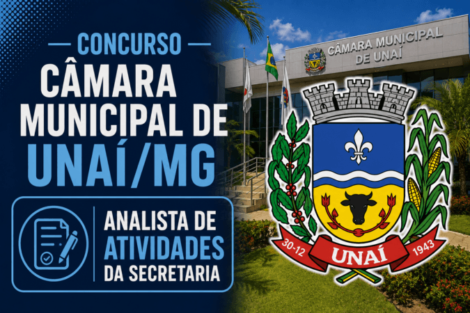 Concurso Câmara Municipal de Unaí/MG – Analista de Atividades da Secretaria