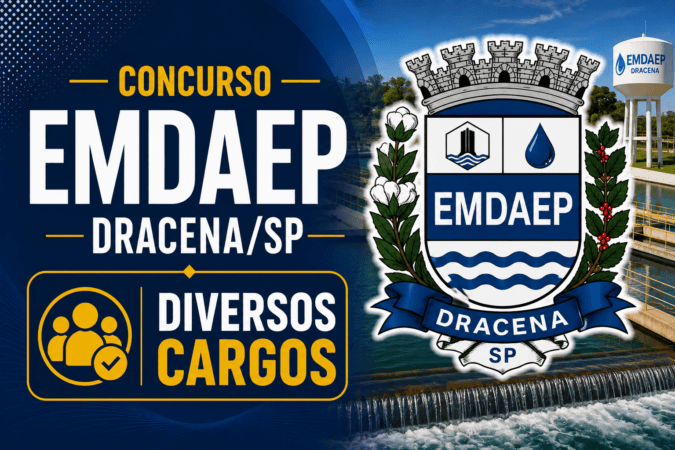 Concurso EMDAEP Dracena/SP – Diversos Cargos