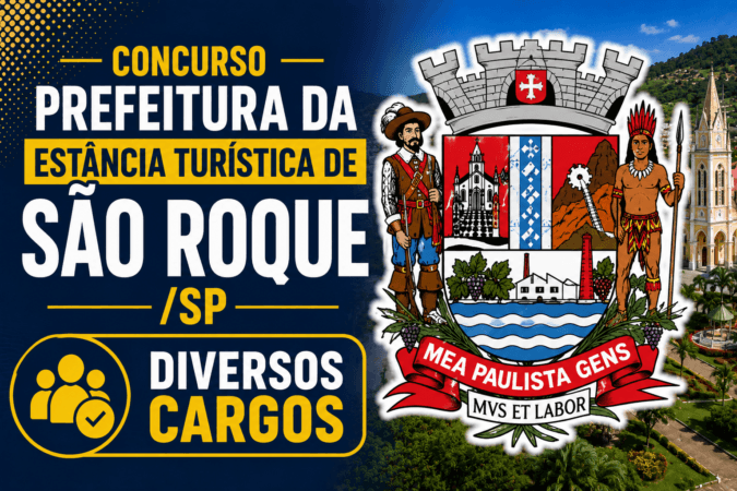 Concurso Prefeitura da Estância Turística de São Roque/SP – Diversos Cargos