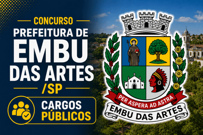 Concurso Prefeitura de Embu das Artes/SP – Cargos Públicos