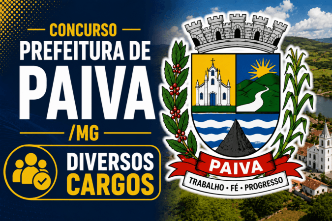Concurso Prefeitura de Paiva/MG – Diversos Cargos