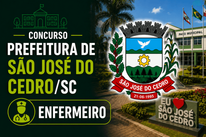 Concurso Prefeitura de São José do Cedro/SC – Enfermeiro