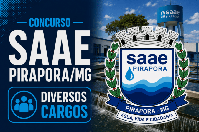 Concurso SAAE Pirapora/MG — Diversos Cargos