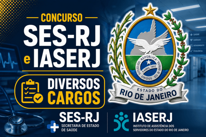 Concurso SES-RJ e IASERJ – Diversos Cargos