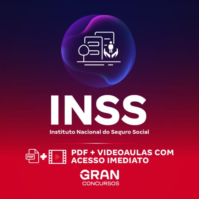 CURSO ONLINE P/ CONCURSO INSS – INSTITUTO NACIONAL DO SEGURO SOCIAL – CONHECIMENTOS BÁSICOS PARA O CARGO DE TÉCNICO DO SEGURO SOCIAL