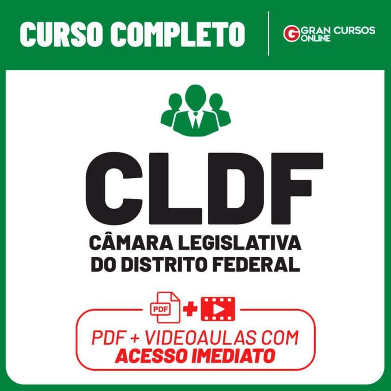 CLDF – Câmara Legislativa do DF – Conhecimentos Específicos para Consultor Legislativo – Área: Constituição e Justiça