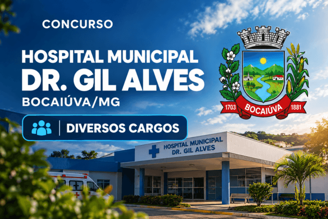 Concurso Hospital Municipal Dr. Gil Alves de Bocaiúva/MG – Vários Cargos