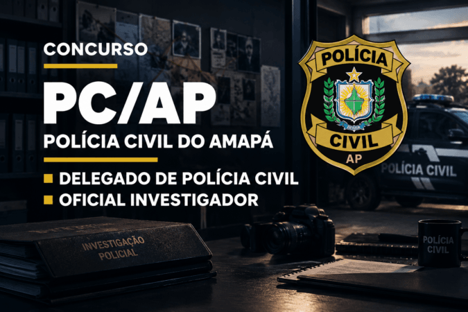 Concurso PC/AP — Delegado de Polícia Civil e Oficial Investigador