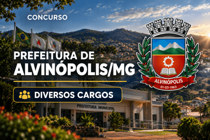 Concurso Prefeitura de Alvinópolis/MG – Diversos Cargos
