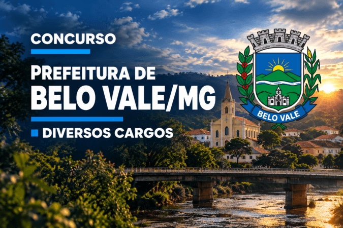 Concurso Prefeitura de Belo Vale/MG – Diversos Cargos