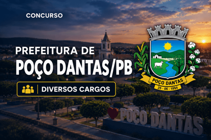 Concurso Prefeitura de Poço Dantas/PB – Diversos Cargos