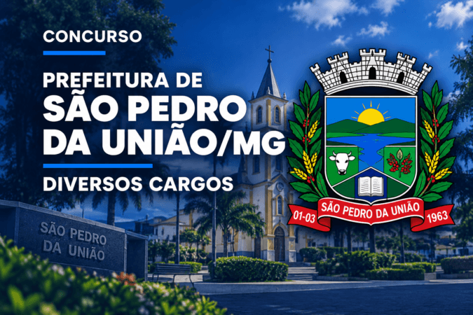 Concurso Prefeitura de São Pedro da União/MG – Diversos Cargos