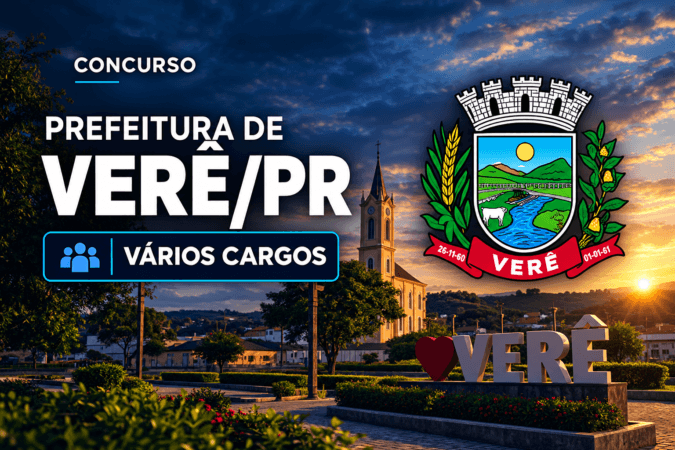 Concurso Prefeitura de Verê/PR – Vários Cargos
