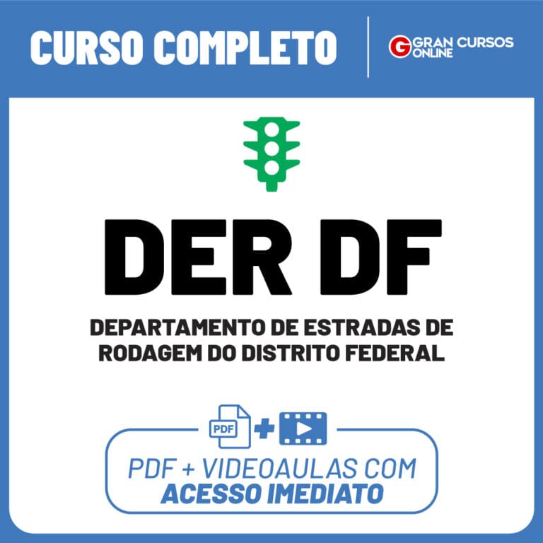 DER DF – Departamento de Estradas de Rodagem do Distrito Federal – Conhecimentos Básicos para os Cargos de Técnico