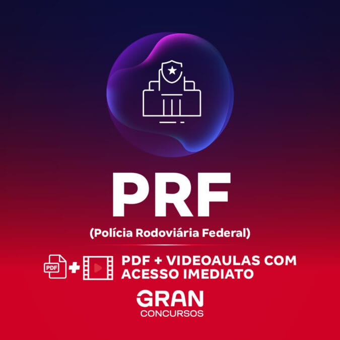 2 em 1 PRF e DETRAN DF – Policial Rodoviário Federal e Agente de Trânsito com Opção de Espanhol