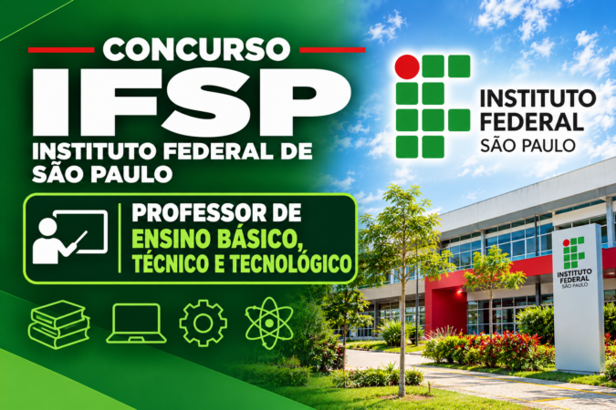 Concurso IFSP — Professor de Ensino Básico, Técnico e Tecnológico